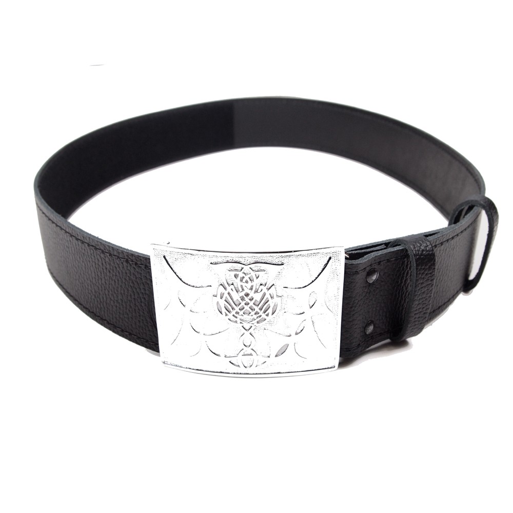 Belt Grain Leather Velcro