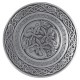 Belt Buckle with Celtic Dogs