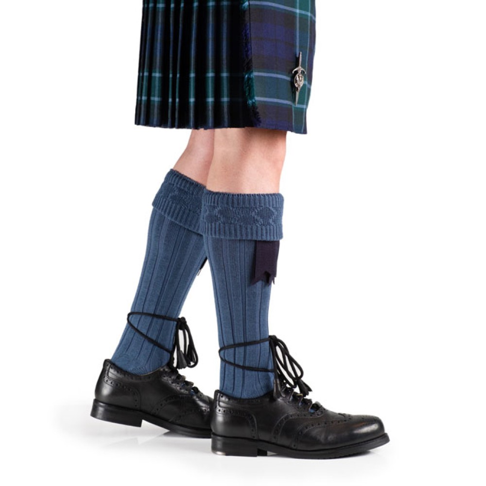 Highland Blue Kilt Hose