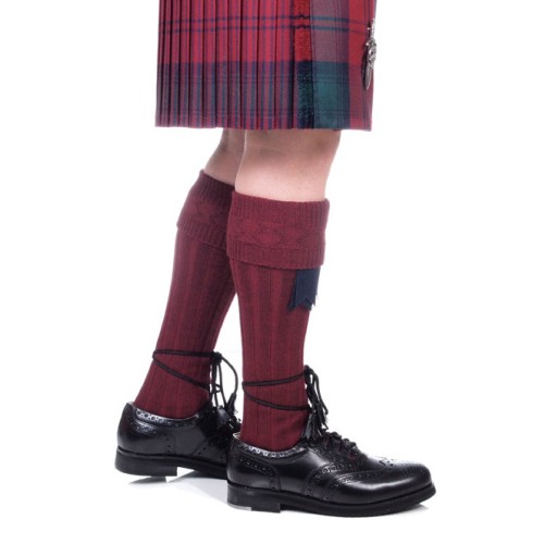 Burgundy Kilt Hose