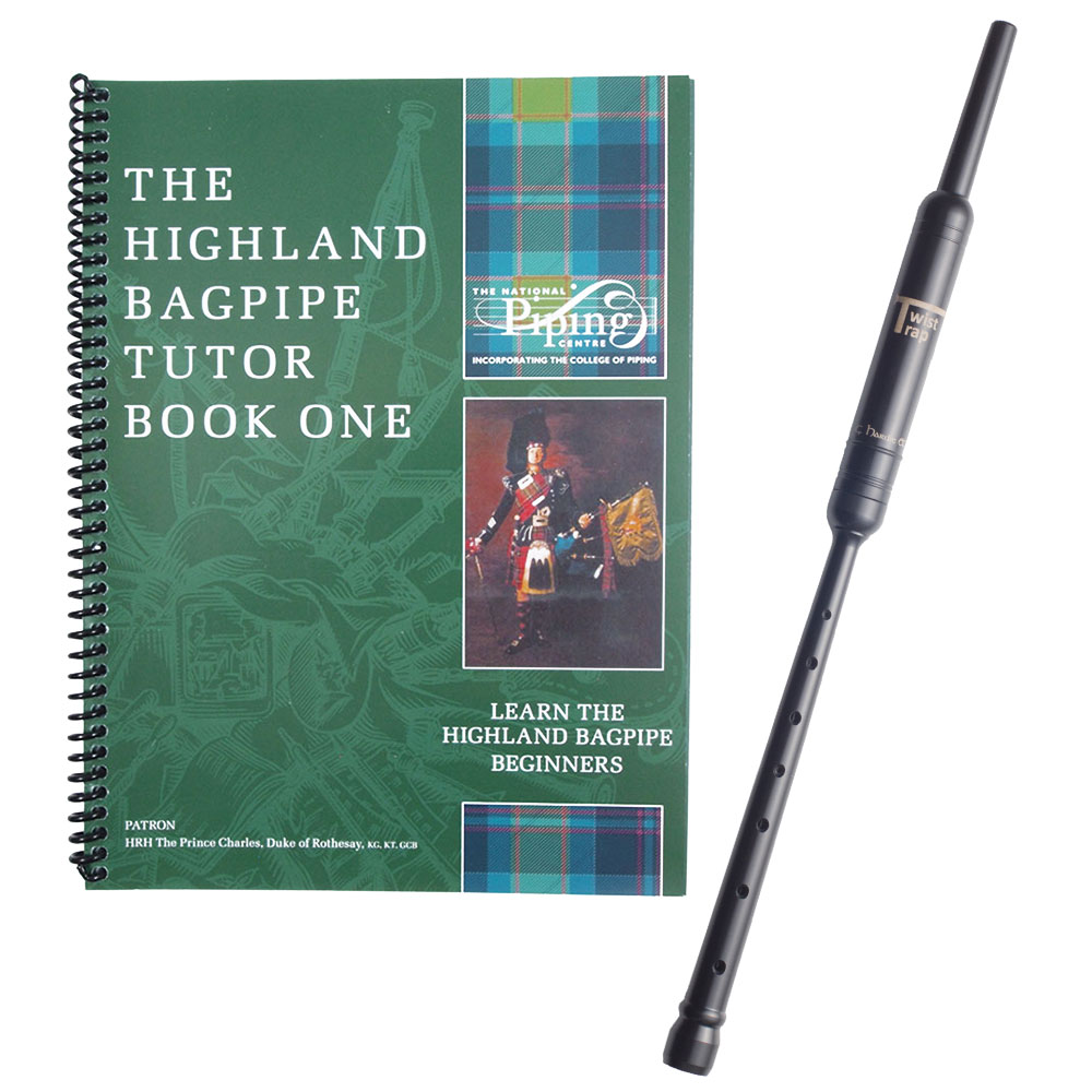 Highland Bagpipe Tutor Book 1 with Practice Chanter