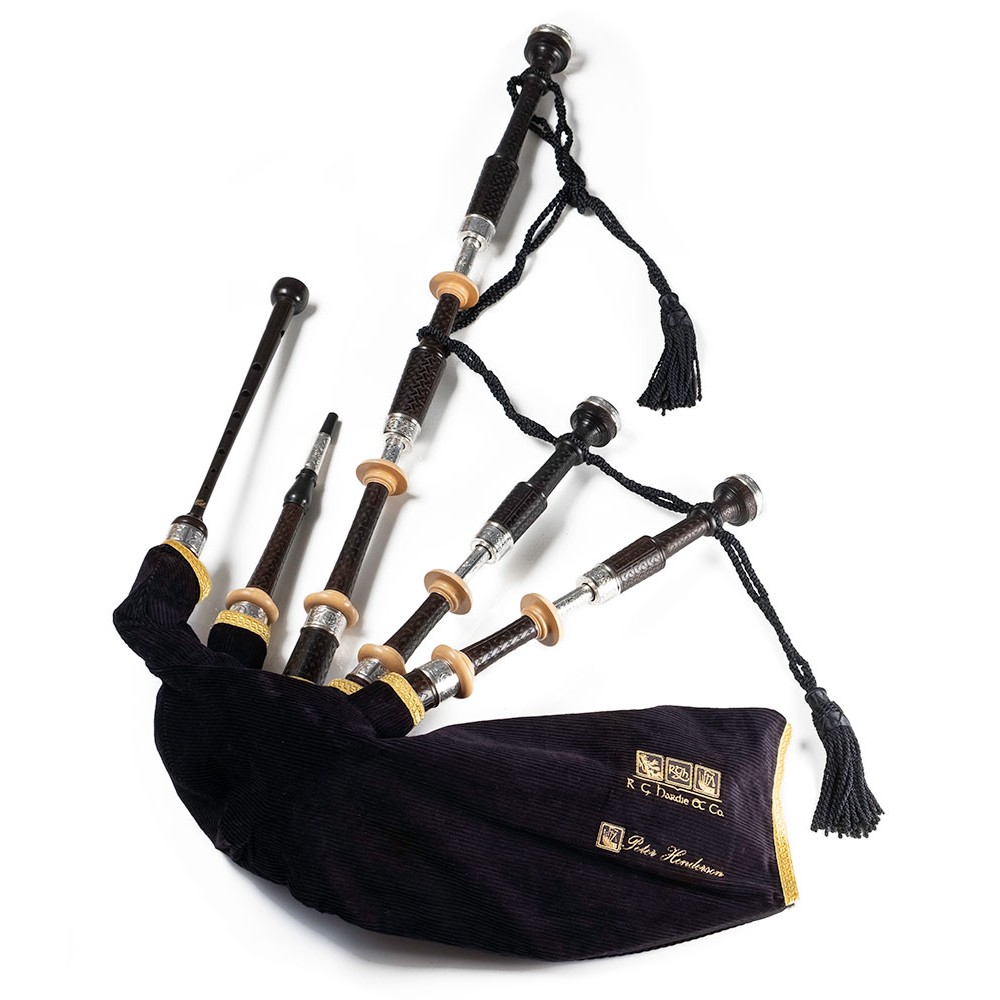 PH2HC Heritage Celtic Silver Bagpipes