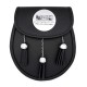 Pipe Band Plain Day Sporran with Metal Tassels