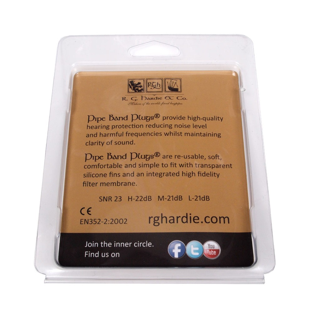 Pipe Band Plugs ® Hearing Protection