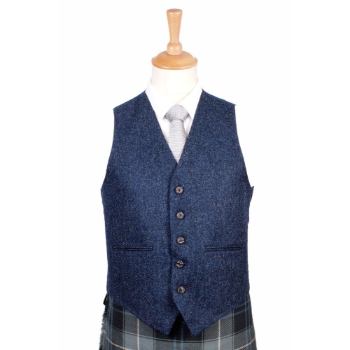 Lomond Blue Braemar Waistcoat